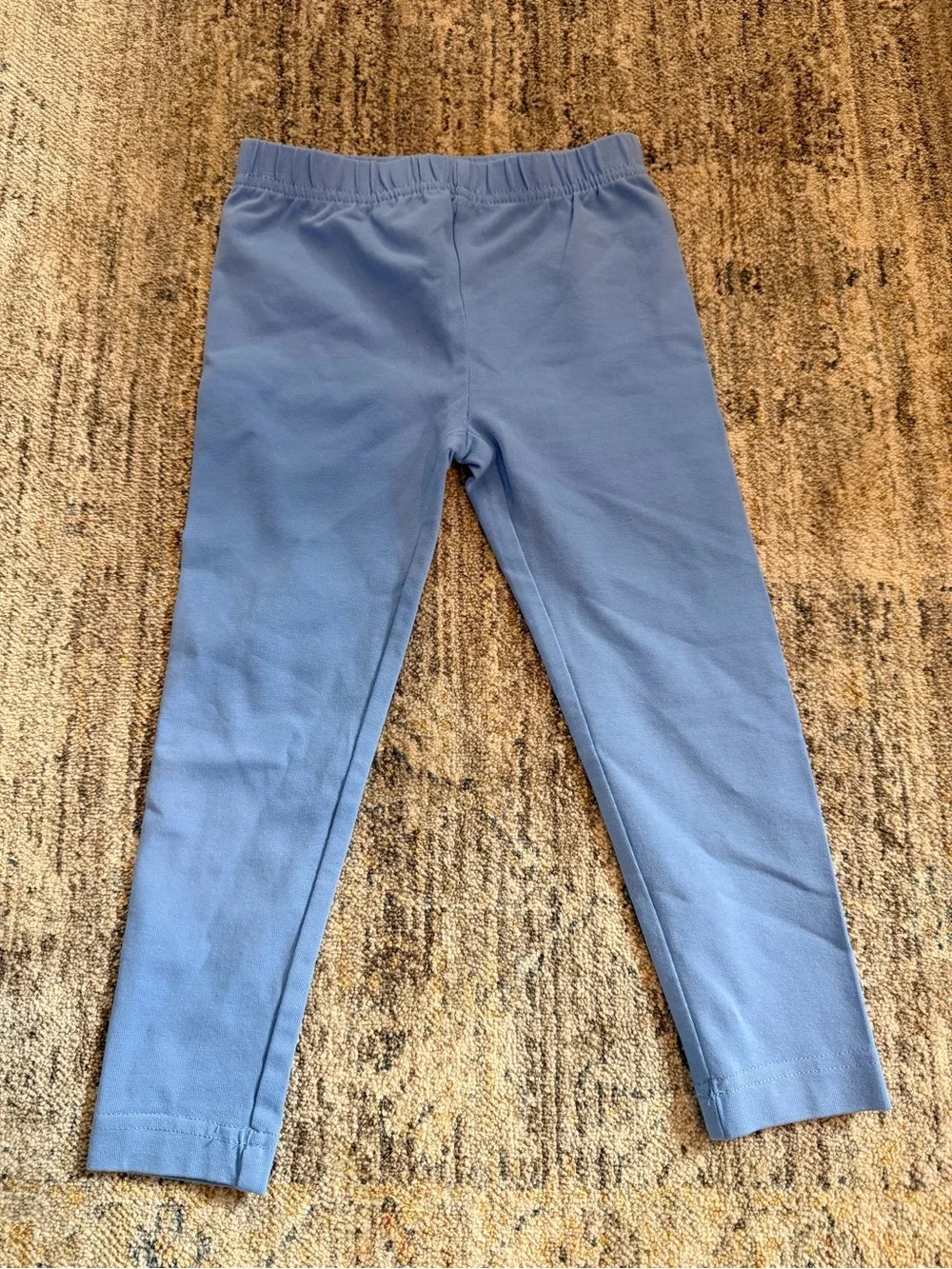Hanna Andersson Blue Leggings Girls Size 3T Cotton Stretch Pull On Pants
